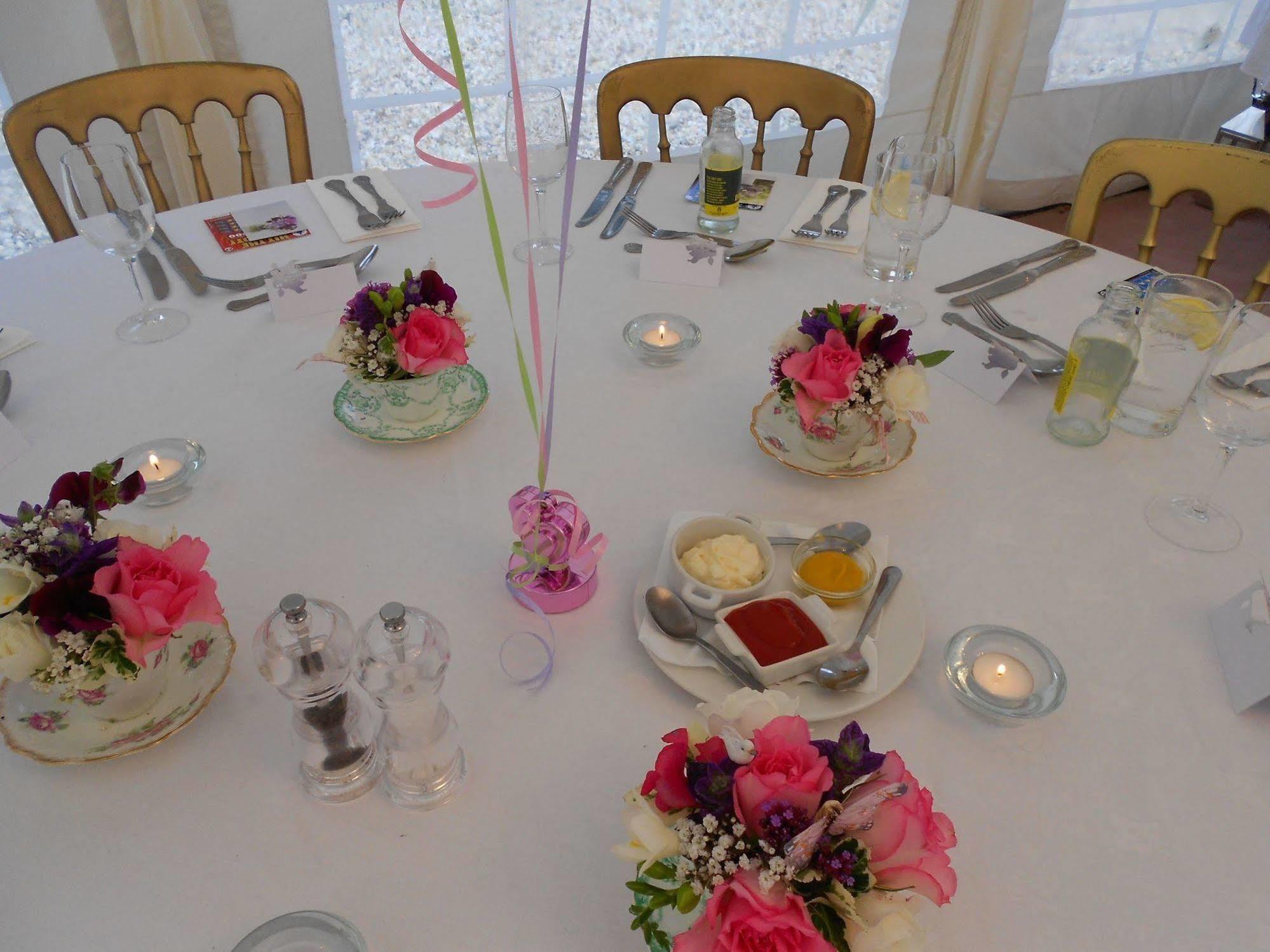 The Bower Inn Bridgwater Exterior foto A table set for a wedding breakfast